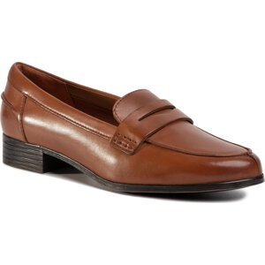 Polobotky Clarks Hamble Loafer 261477404 Tan Leather