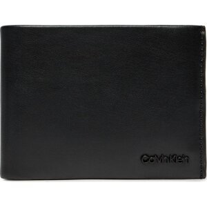 Velká pánská peněženka Calvin Klein Minimal Focus Trifold 10Cc W/Coi K50K511271 Ck Black BEH