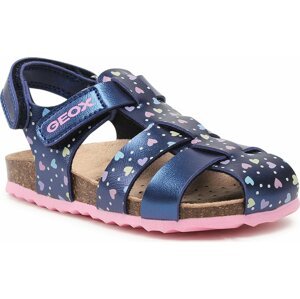 Sandály Geox B Sandal Chalki Girl B252RA000NFC0694 S Navy/Pink