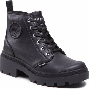 Turistická obuv Palladium Pallabase Leather 96905-001-M Black/Black
