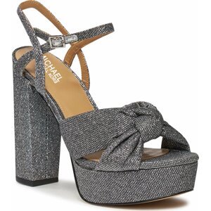 Sandály MICHAEL Michael Kors Josie Platform 40H3JOHS1D Silver