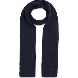 Šál Tommy Hilfiger Essential Flag Scarf AM0AM11480 Space Blue DW6