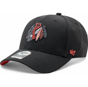 Kšiltovka 47 Brand NHL Chicago Blackhawks Sure Shot Snapback '47 MVP HVIN-SUMVP04WBP-BK94 Černá