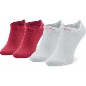 Sada 2 párů dámských ponožek Calvin Klein 701218774 Magenta 004