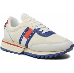 Sneakersy Tommy Jeans Tjm Runner Translucent EM0EM01219 Rwb 0GY