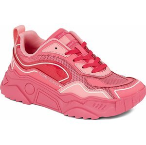 Sneakersy Tommy Jeans Tjw Chunky Runner Monocolor Lc EN0EN02263 Pink Alert THW