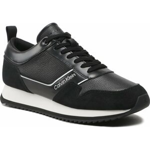 Sneakersy Calvin Klein Low Top Lace Up Lth HM0HM01017 Ck Black BEH