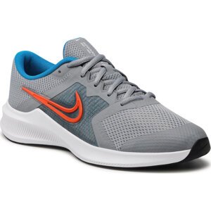 Boty Nike Downshifter 11 (GS) CZ3949 004 Particle Grey/Orange