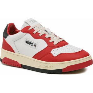 Sneakersy KARL LAGERFELD KL53020 White/Red