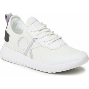 Sneakersy Calvin Klein Jeans Sporty Runner Eva Slipon Wn YW0YW00687 White/Lavender Aura 0K4