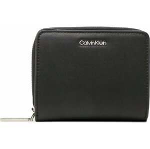 Malá dámská peněženka Calvin Klein Ck Must Z/A Walle W/Flap Md K60K610300 BAX