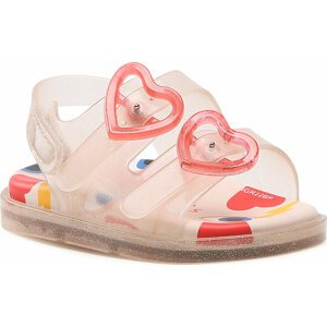 Sandály Melissa Mini Melissa Wide Sandal + Cap 33652 Pink/Red AD669