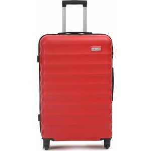 Velký tvrdý kufr Semi Line T5578-5 Červená