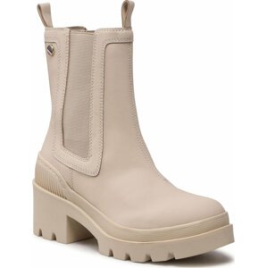 Polokozačky Tommy Hilfiger Heeled Chelsey Boot Bio FW0FW06677 Classic Beige ACI