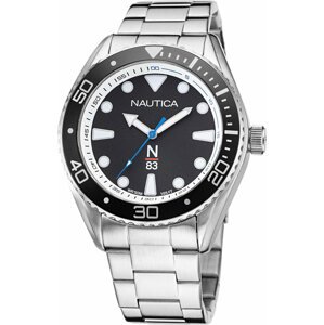 Hodinky Nautica NAPFWF117 Silver/Black