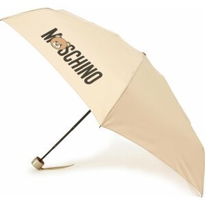 Deštník MOSCHINO Supermini D 8430 Dark Beige/Bear Tube