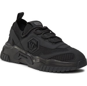 Sneakersy PHILIPP PLEIN Runner Hexagon PACS USC0399 PTE003N Black/Black 0202