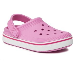 Nazouváky Crocs Crocs Crocband Clean Clog Kids 208477 Taffy Pink 6SW