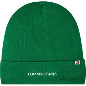 Čepice Tommy Jeans Tjw Linear Logo Beanie AW0AW15843 Olympic Green L4B