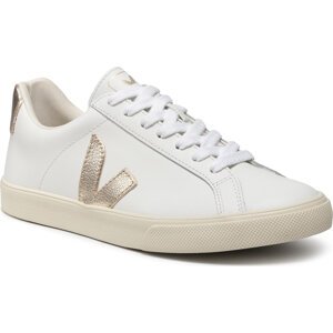 Sneakersy Veja Esplar Logo Leather EO022490A Extra White/Platine
