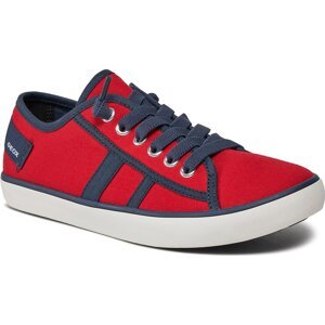 Sneakersy Geox J Gisli Boy J455CA 00010 C7217 D Red/Navy