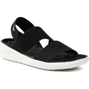 Sandály Crocs Literide Stretch Sandal W 206081 Black/White