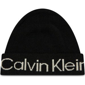 Čepice Calvin Klein Eco Knit Beanie K60K608518 BAX