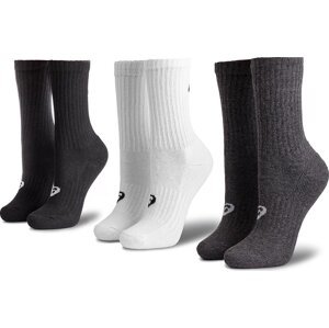 Sada 3 párů vysokých ponožek unisex Asics 3PPK Crew Sock 155204 Assorted 0701