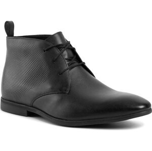 Kotníková obuv Clarks Bampton Up 261449857 Black Leather