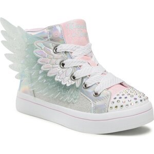 Plátěnky Skechers Unicorn Wings 314401L/SLPK Silver/Pink