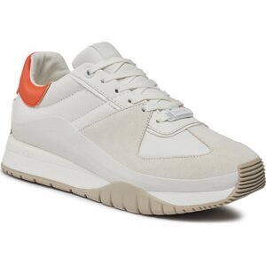 Sneakersy Calvin Klein Origin Runner HW0HW01874 White/Flame 0LB