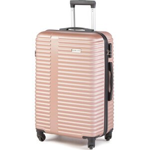 Střední Tvrdý kufr Semi Line T5503-0 Růžová