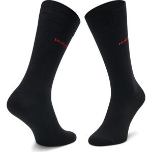 Sada 2 párů pánských vysokých ponožek Hugo Allover Logo 50473191 001