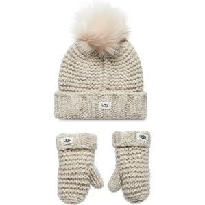 Čepice a rukavice Ugg K Infant Knit Set 20124 Light Grey