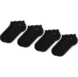 Sada 4 párů nízkých ponožek unisex Tom Tailor 9415 Dark Navy 545