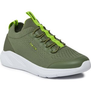 Sneakersy Geox J Sprintye Boy J25GBA 0006K C0914 S Military/Lime