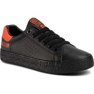Sneakersy Big Star Shoes FF274484 Black/Orange