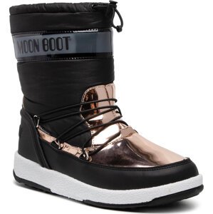 Sněhule Moon Boot Jr Girl Soft Wp D 34051700001 Black/Copper