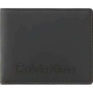 Velká pánská peněženka Calvin Klein Ruberized Bifold 5Cc W/Coin K50K509606 BAX