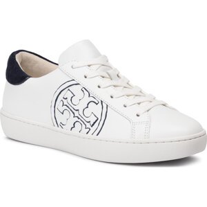 Sneakersy Tory Burch T-Logo Sneaker 60847 Snow White/Navy 130