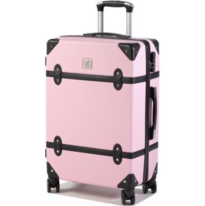 Velký tvrdý kufr Semi Line T5509-3 Růžová