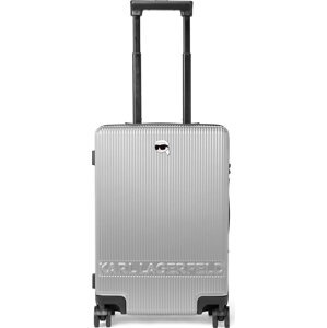 Malý tvrdý kufr KARL LAGERFELD 240W3072 Silver