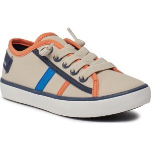 Sneakersy Geox J Gisli Boy J455CA 00010 C0053 S Beige/Orange