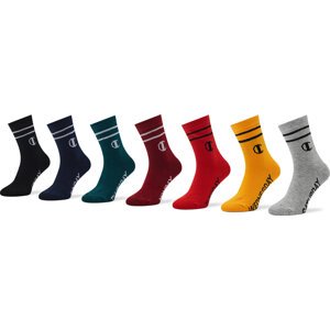 Sada 7 párů vysokých dětských ponožek Champion U30011 RS506 Dox/Tao/Rdy/Tel/Nbk/Oxgm/Nny