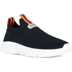 Sneakersy Geox J Aril Boy J36DMA 0006K C0038 Black/Orange