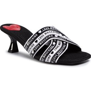 Nazouváky LOVE MOSCHINO JA28136G0AJY100A Nero/Bianco