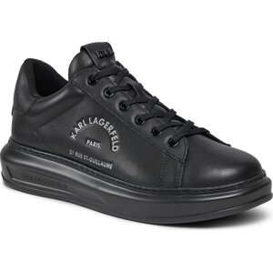 Sneakersy KARL LAGERFELD KL52538 Black Lthr/Mono 00X