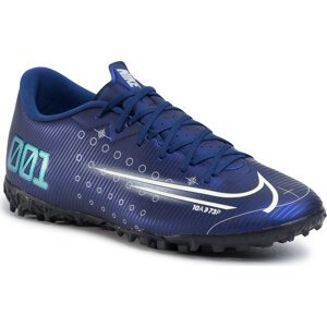 Boty Nike Vapor 13 Academy Mds Tf CJ1306 401 Blue Void/Barley Volt/White