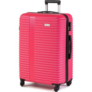 Střední Tvrdý kufr Semi Line T5502-4 Růžová