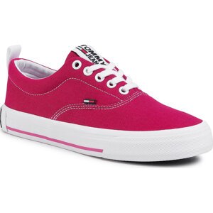Tenisky Tommy Jeans Lowcut Essential Sneaker EN0EN00794 Blush Red XIF